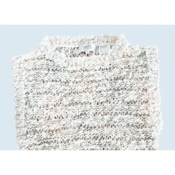 Vintage AXIOM 80s 90s Sleeveless Open Knit Sweater Size Small - Picture 3 of 7